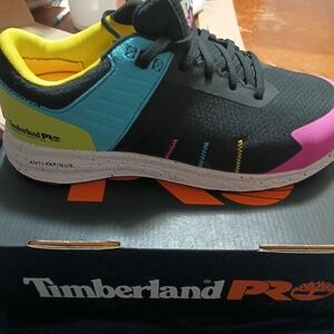 Timberland PRO Black and Multicolor Sneakers